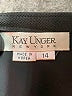 Kay Unger Black Casual Pants Size 14 - photo 7