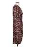 Kasper Graphic Brown Red Casual Dress Size 4 - photo 4