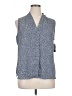 Nordstrom Rack 100% Polyester Blue Sleeveless Blouse Size XL - photo 1