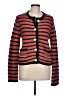Ann Taylor Stripes Red Blazer Size L - photo 1