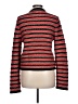 Ann Taylor Stripes Red Blazer Size L - photo 2