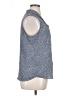 Nordstrom Rack 100% Polyester Blue Sleeveless Blouse Size XL - photo 4