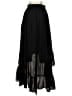 Maje 100% Polyester Black Formal Skirt Size Sm (1) - photo 2