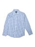 Tommy Hilfiger Checkered-gingham Blue Long Sleeve Button-Down Shirt Size 10 - photo 1