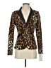 G by Giuliana Rancic Animal Print Brown Blazer Size XXS - photo 1