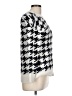 Lou & Grey 100% Nylon Houndstooth White Pullover Sweater Size L - photo 4