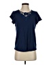 Vintage Rose Blue Short Sleeve Top Size S - photo 1