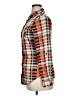 Jordann 100% Polyester Plaid Brown Long Sleeve Blouse Size XL - photo 5