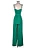 Lilly Pulitzer 100% Polyester Solid Green Jumpsuit Size 4 - photo 2