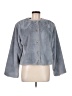 H&M 100% Polyester Gray Faux Fur Jacket Size M - photo 1