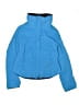 Nike 100% Polyester Solid Blue Snow Jacket Size L (kids) - photo 1