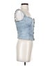 THATSSOFETCH Blue Sleeveless Top Size 2Estimated - photo 4