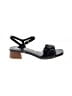 Stuart Weitzman 100% Leather Black Sandals Size 7 1/2 - photo 1