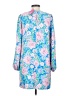 Lilly Pulitzer 100% Polyester Floral Blue Casual Dress Size 2 - photo 2