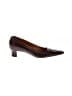 Bruno Magli 100% Leather Brown Heels Size 7 1/2 - photo 1