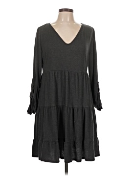all black dress Carabella Black High-Neck Short-Sleeve Mini Dress – Club L London