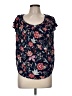 Old Navy 100% Rayon Blue Short Sleeve Blouse Size M - photo 1