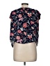 Old Navy 100% Rayon Blue Short Sleeve Blouse Size M - photo 2