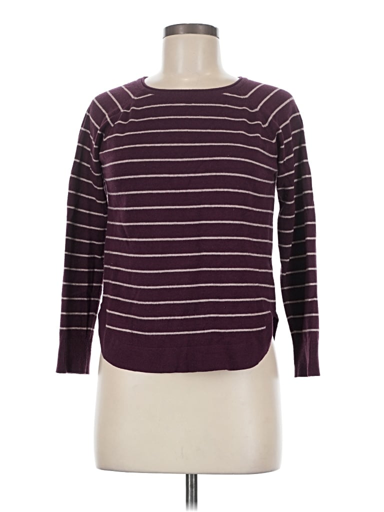Pre-owned Pink Clover Pullover Sweater In Burgundy