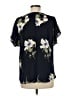 West Kei 100% Polyester Black Short Sleeve Blouse Size M - photo 2