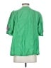 Umgee 100% Polyester Green Short Sleeve Blouse Size S - photo 2