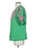 Umgee 100% Polyester Green Short Sleeve Blouse Size S - photo 5