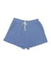 Pink Lily Chevron-herringbone Blue Shorts Size S - photo 1