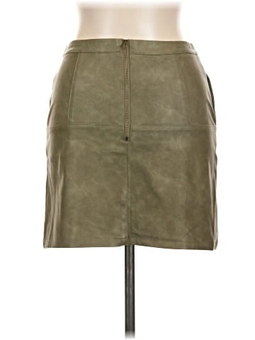 Shinestar Faux Leather Skirt (view 2)