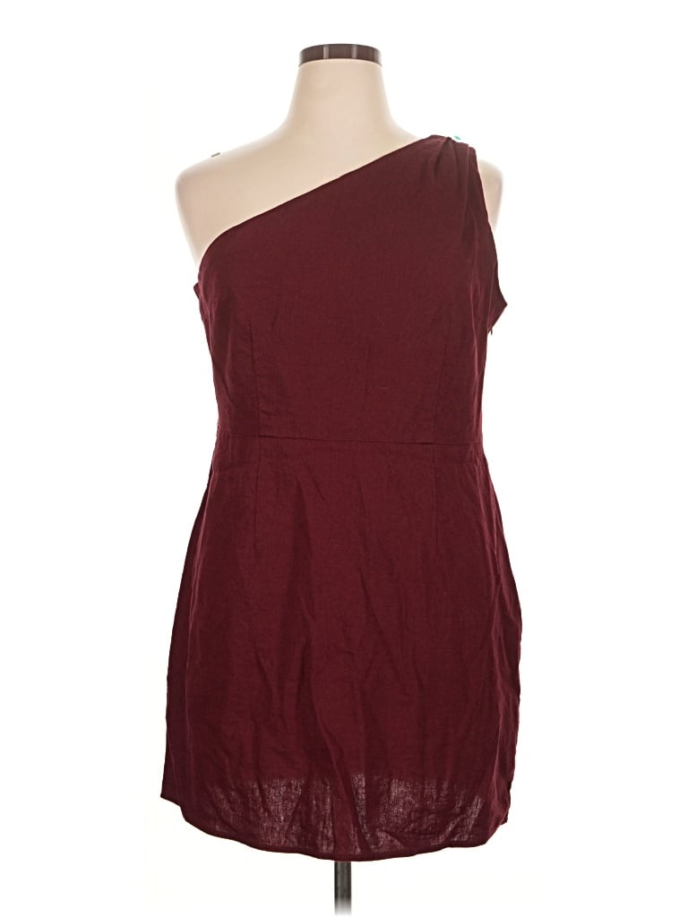 Pre-owned A New Day Cocktail Dress In Burgundy