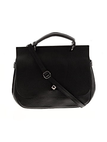 RENATA CORSI Leather Messenger (view 1)