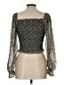 Japna 100% Polyester Black Long Sleeve Blouse Size L - photo 2