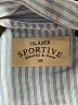 Assorted Brands Stripes Blue Short Sleeve Button-Down Shirt Size EU 40 / US 10 - photo 7