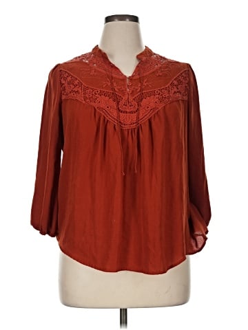 Xhilaration 3/4 Sleeve Blouse (view 1)