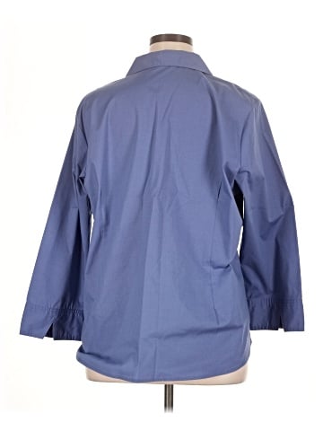 Riders by Lee 3/4 Sleeve Button-Down Shirt (view 2)