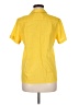 Assorted Brands 100% Polyester Yellow Short Sleeve Blouse Size 8 - photo 2