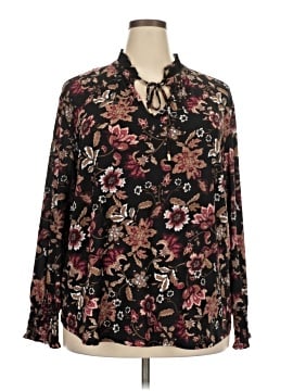 Anne Klein Long Sleeve Blouse