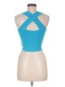 O. Vianca Blue Pullover Sweater Size M - photo 2