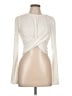 Lulus Ivory Long Sleeve Top Size L - photo 1