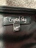 Crystal Sky Solid Black Romper Size M - photo 4