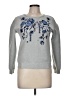 Assorted Brands Floral Silver Sweatshirt Size M - photo 1
