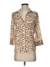 L'Agence 100% Viscose Floral Ivory 3/4 Sleeve Blouse Size XS (tall) - photo 1