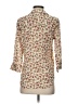 L'Agence 100% Viscose Floral Ivory 3/4 Sleeve Blouse Size XS (tall) - photo 2