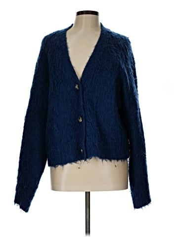 Madewell Brushed V-Neck Cardigan Sweater (view 1)
