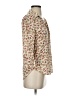 L'Agence 100% Viscose Floral Ivory 3/4 Sleeve Blouse Size XS (tall) - photo 4