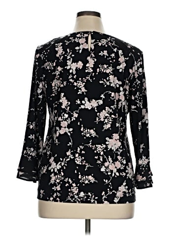 Karl Lagerfeld Paris Long Sleeve Blouse (view 2)