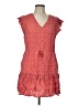 Gap 100% Rayon Paisley Red Casual Dress Size L - photo 1