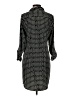 The Limited 100% Polyester Checkered-gingham Black Casual Dress Size S - photo 2