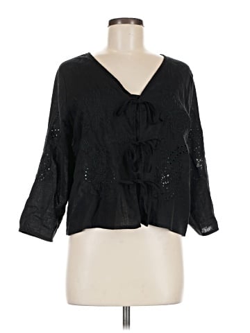 Christian Siriano New York 3/4 Sleeve Blouse (view 1)