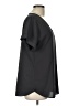 Zenana 100% Polyester Black Short Sleeve Blouse Size L - photo 4