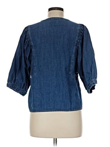 Old Navy 3/4 Sleeve Button-Down Shirt (view 2)